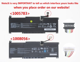 3icp6/71/74 11.4V 52.4Wh msi  PC    ノートパソコン　交換バッテリー