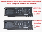 Zbook x2 g4 3wp24ut 15.4V 70Wh hp  PC    ノートパソコンバッテリー