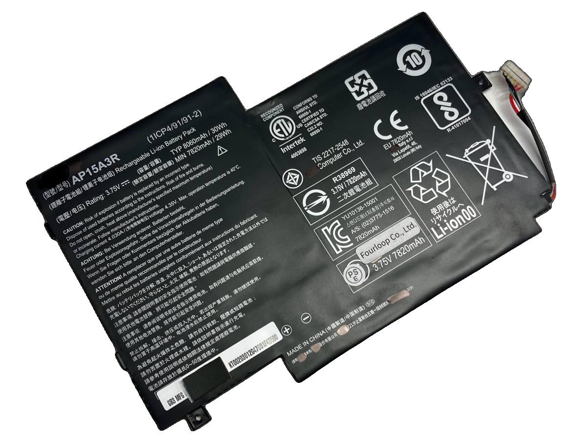 Ap15a3r,3.75V,acer,ノート,PC,パソコン,純正,バッテリー,電池