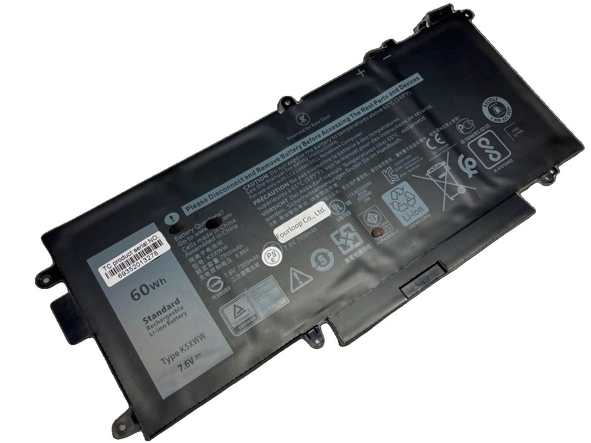 6cyh6 7.6V 60Wh dell  PC  純正  ノートパソコンバッテリー