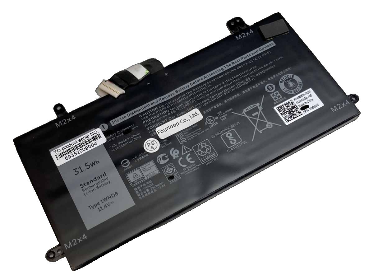 1wnd8 11.4V 31.5Wh dell  PC  純正  ノートパソコンバッテリー