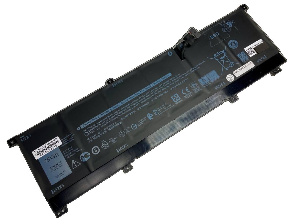0tmfyt 11.4V 75Wh dell  PC  純正  ノートパソコンバッテリー