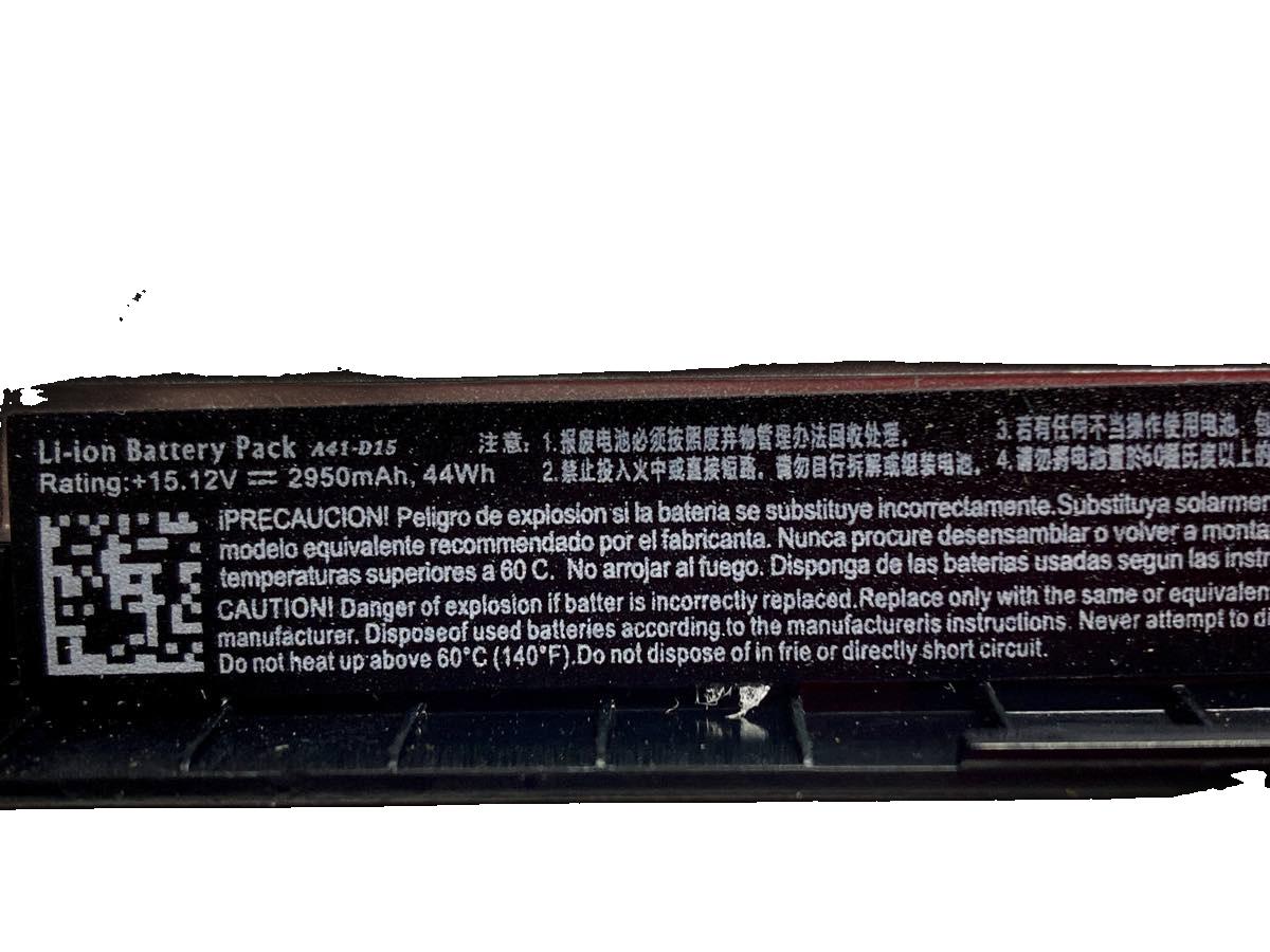 A42-d15,15.12V,medion,ノート,PC,パソコン,純正,バッテリー,電池