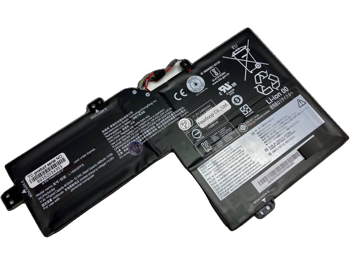 L18m3pf8,52.5Wh,lenovo,ノート,PC,パソコン,純正,バッテリー,電池