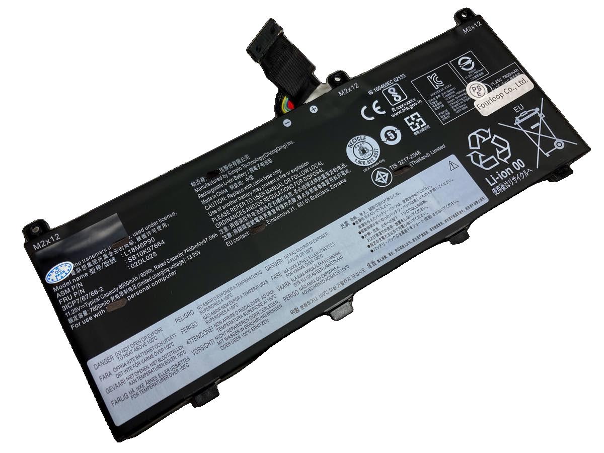 02dl028 11.25V 90Wh lenovo  PC  純正  ノートパソコンバッテリー