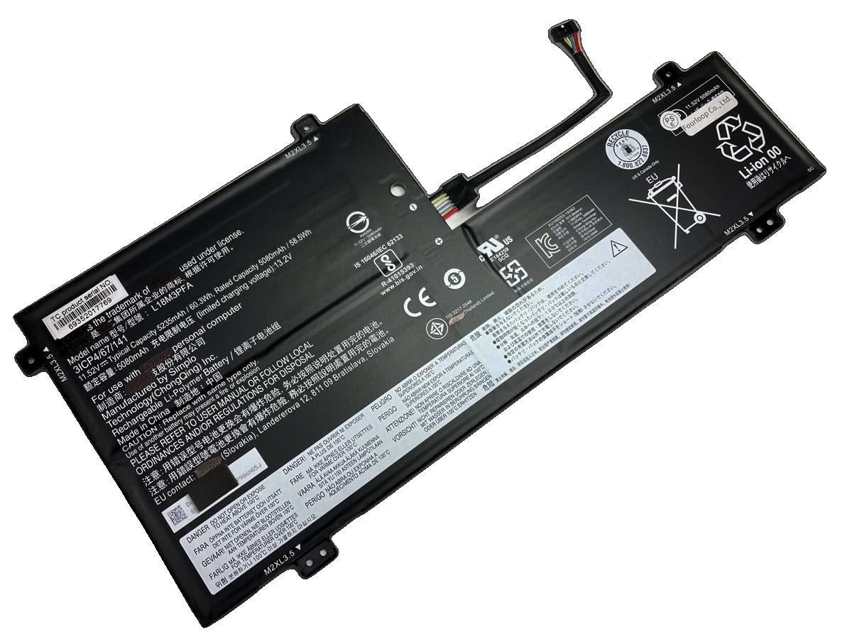 Yoga c740-15iml 81td000fck 11.52V 60Wh lenovo  PC  純正  ノートパソコンバッテリー
