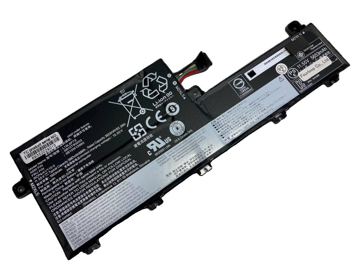 Thinkpad p15v gen 1 20tq0003sc 11.55V 68Wh lenovo  PC  純正  ノートパソコンバッテリー