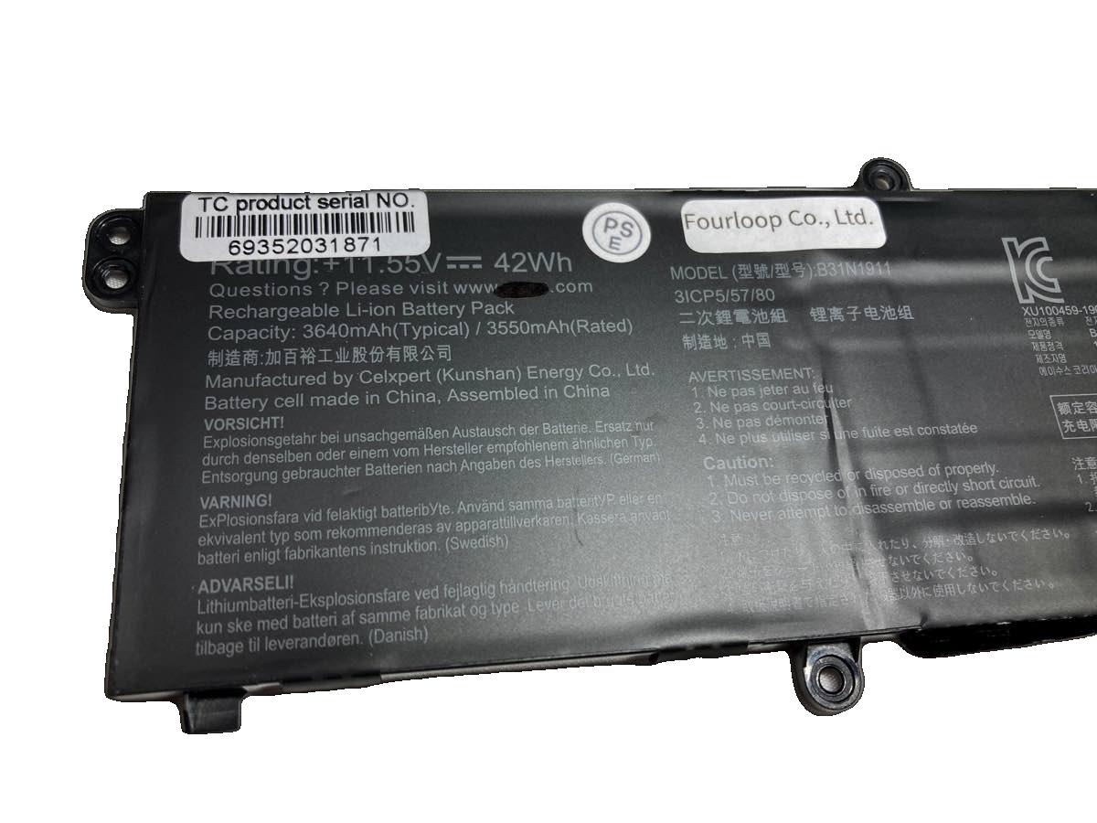V433fa,11.55V,asus,ノート,PC,パソコン,純正,バッテリー,電池