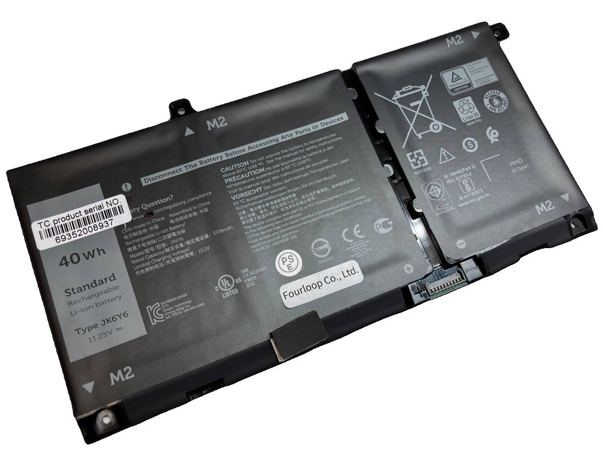 3icp5/57/78 11.25V 40Wh dell  PC  純正  ノートパソコンバッテリー