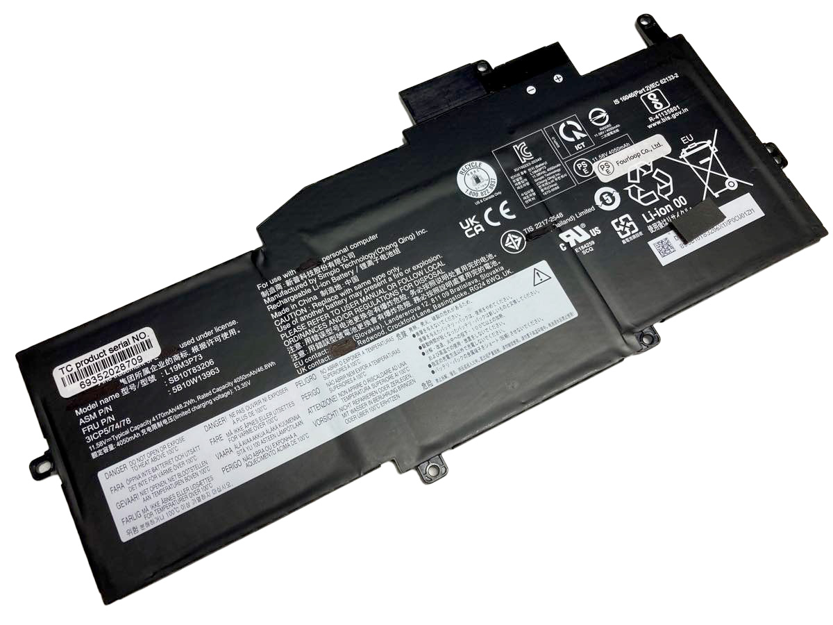 Thinkpad x1 nano gen 1-20un000sgb 11.58V 48.2Wh lenovo  PC  純正  ノートパソコンバッテリー