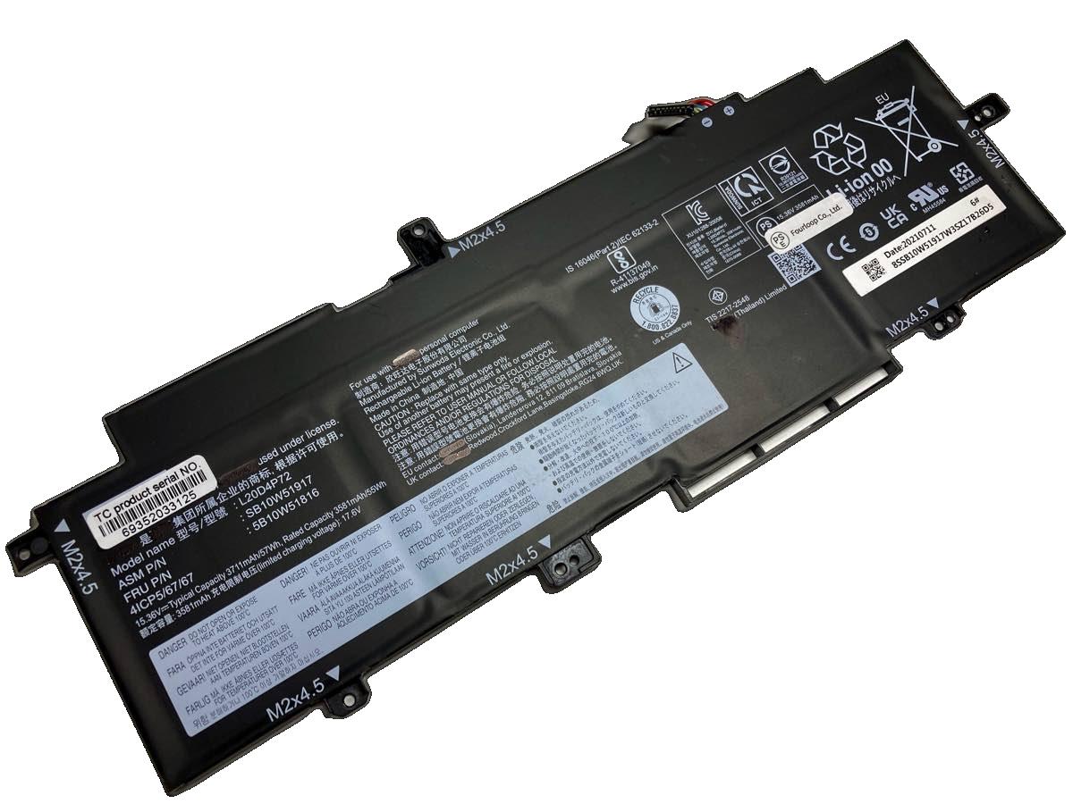 Thinkpad t14s gen 2(amd)-20xg002tau 15.36V 57Wh lenovo  PC  純正  ノートパソコンバッテリー