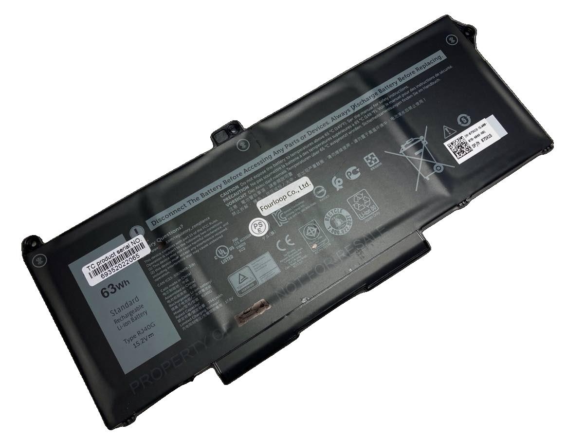 Rj40g 15.2V 63Wh dell  PC  純正  ノートパソコンバッテリー