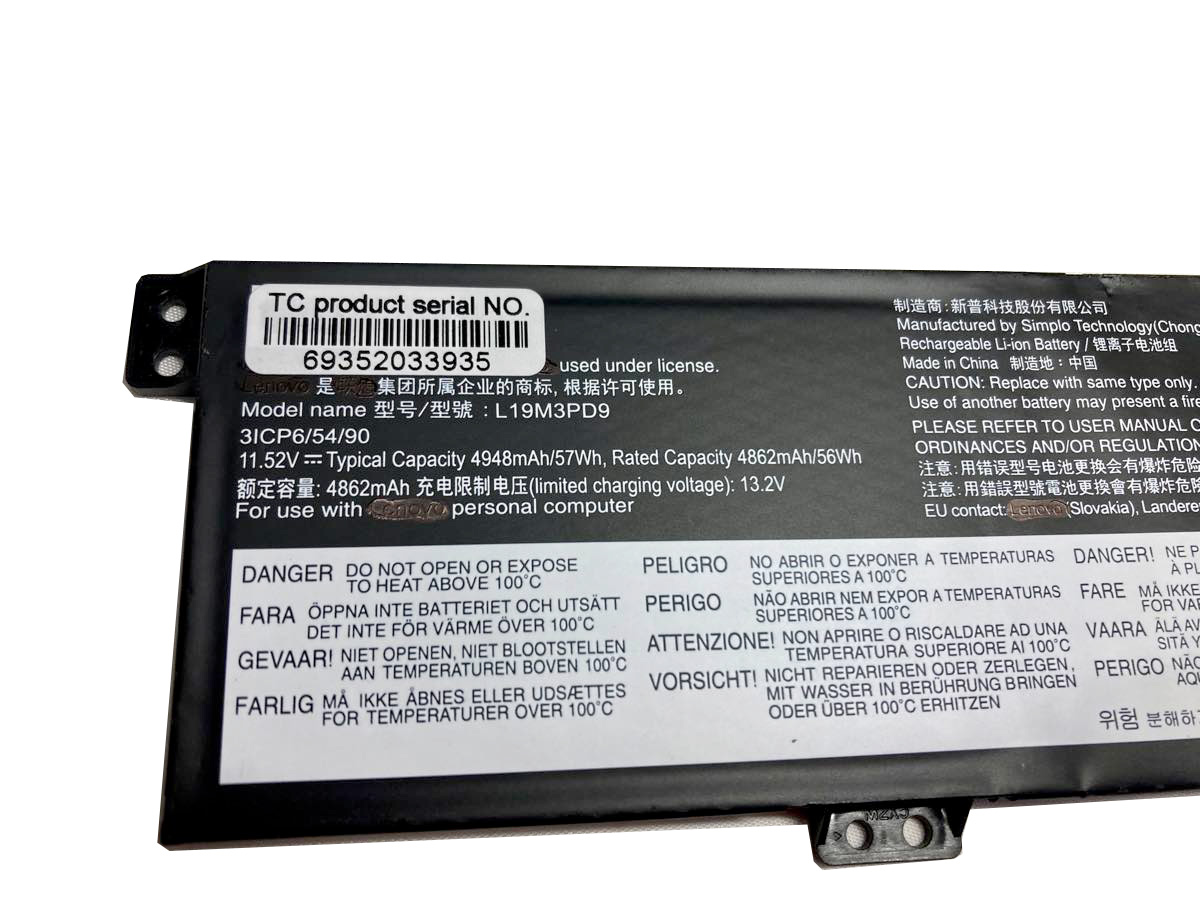 L19d3pd9,11.52V,lenovo,ノート,PC,パソコン,純正,バッテリー,電池