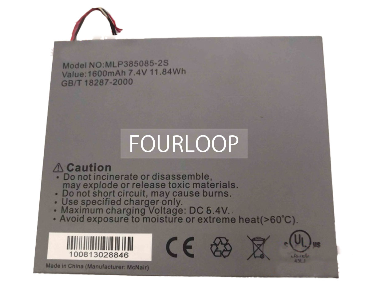 Mlp385085-2s 7.4V 11.84Wh mcnair  PC  純正  ノートパソコンバッテリー