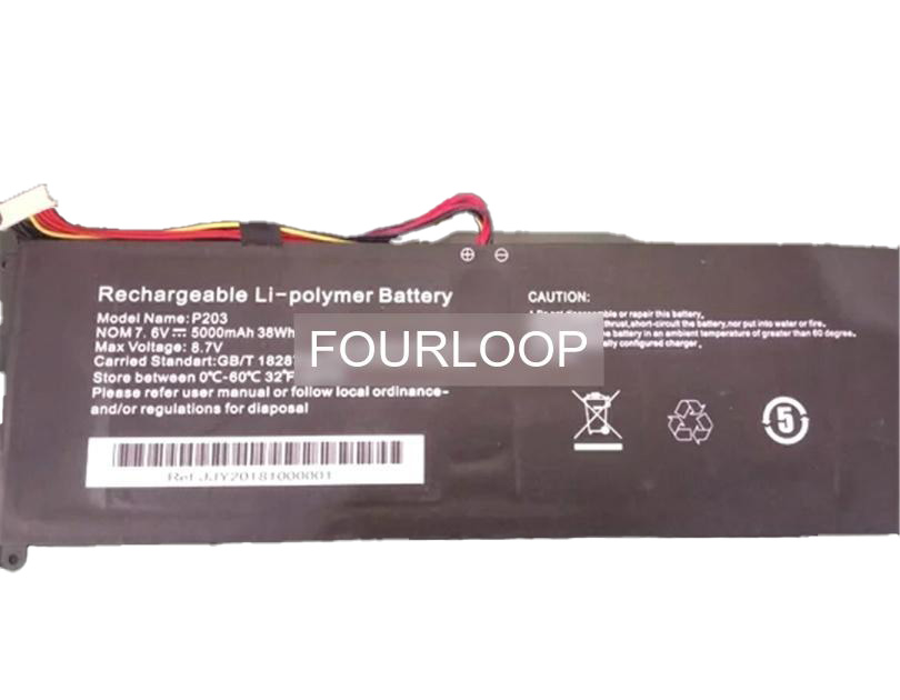 P203 7.6V 37Wh other  PC  純正  ノートパソコンバッテリー
