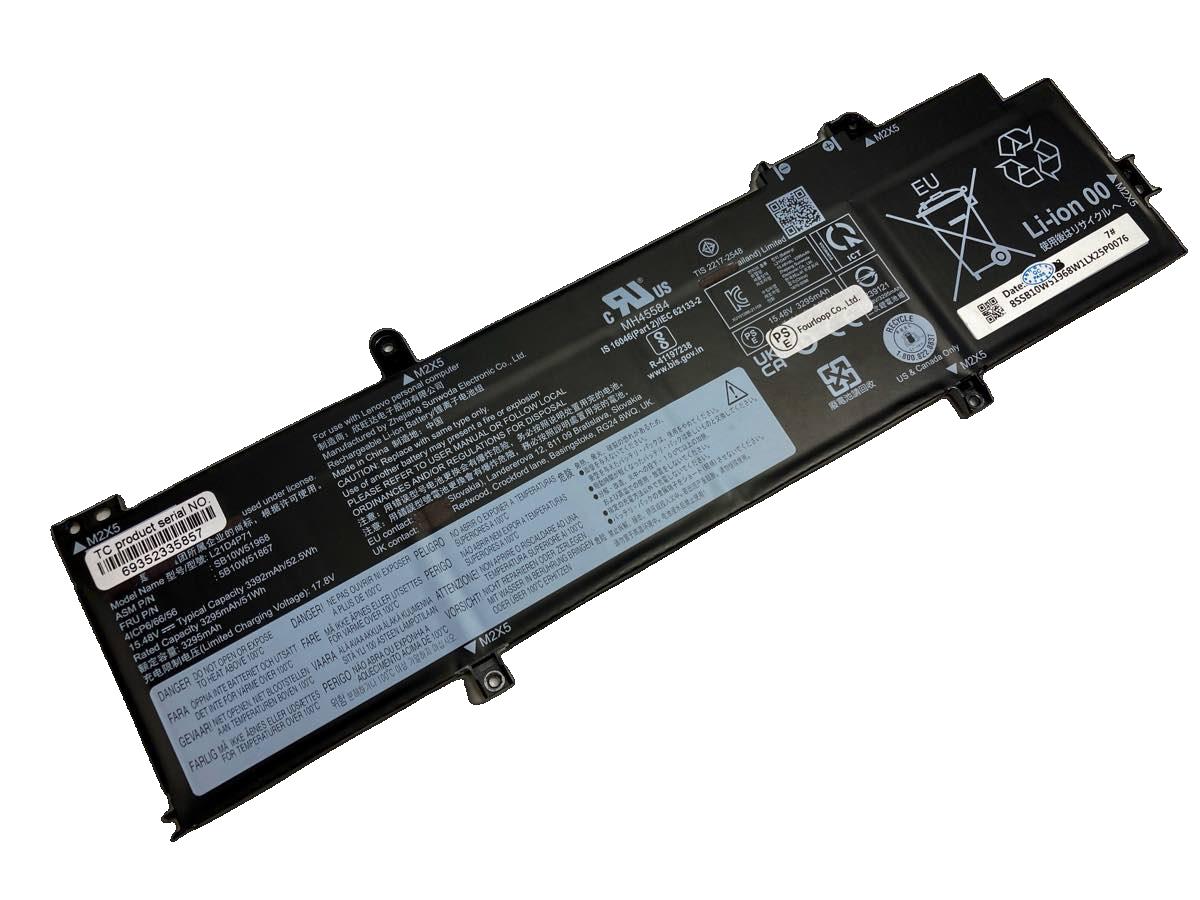 Thinkpad p14s gen 3(intel)21ak008xmh 15.48V 52.5Wh lenovo  PC  純正  ノートパソコンバッテリー