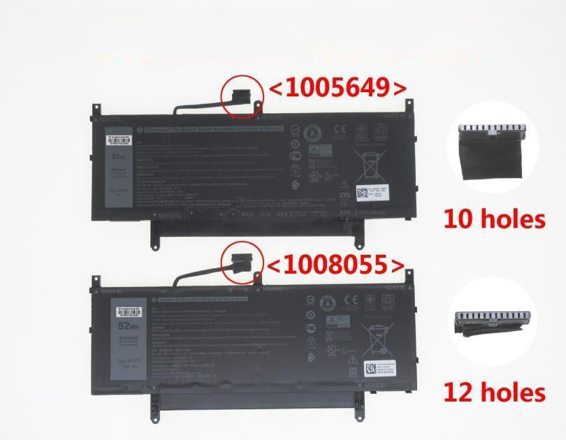 Ymx3g 7.6V 52Wh dell  PC  純正  ノートパソコンバッテリー