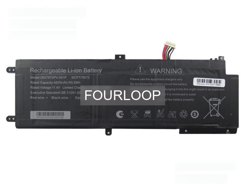 627872pv 11.4V 55Wh rtdpart  PC  純正  ノートパソコンバッテリー