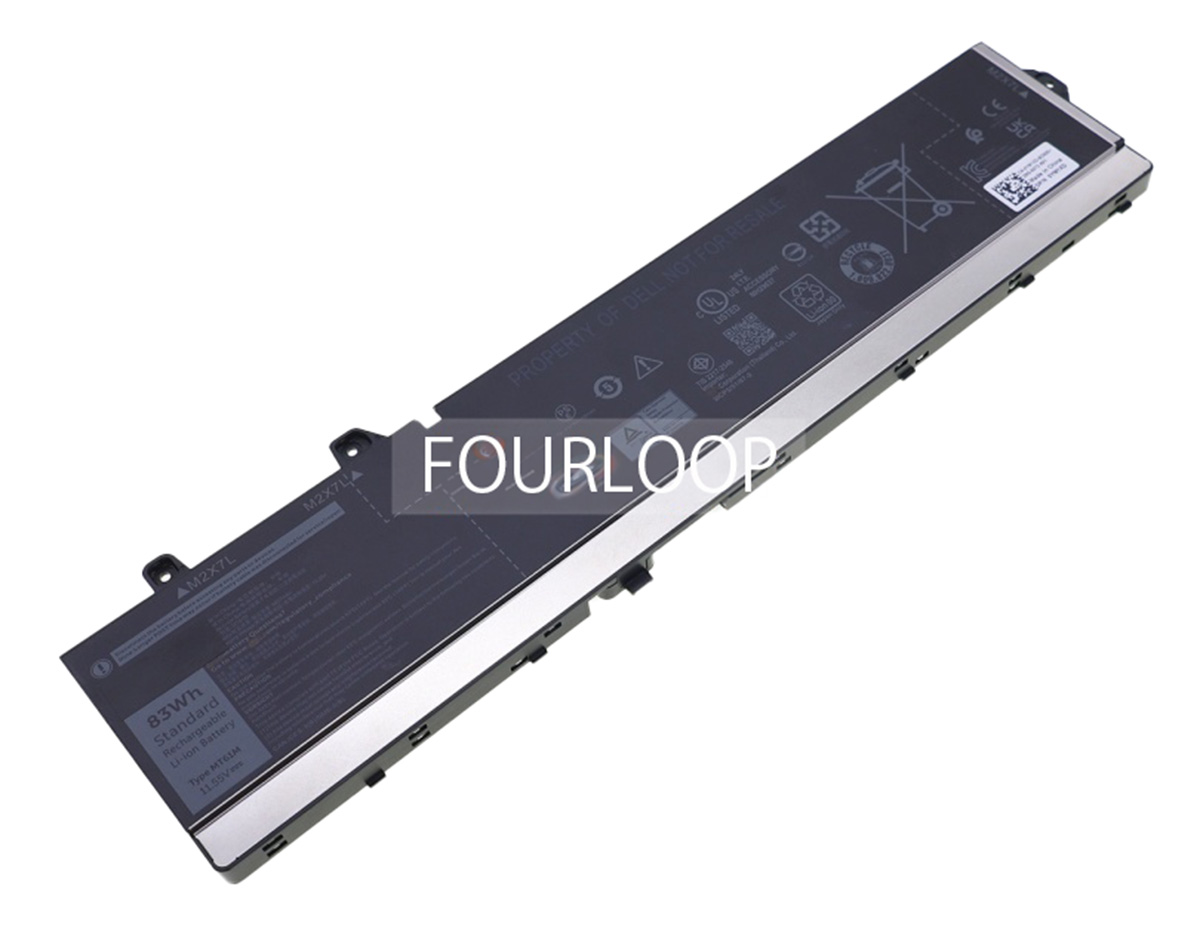 Mt61m 11.55V 83Wh dell  PC  純正  ノートパソコンバッテリー