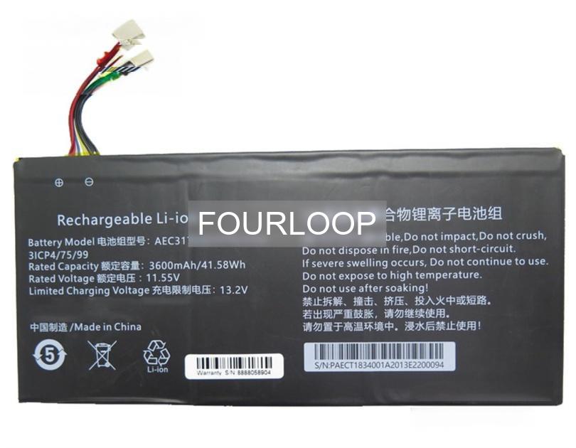 Aec317599-3s1p 11.55V 41.58Wh rtdpart  PC  純正  ノートパソコンバッテリー
