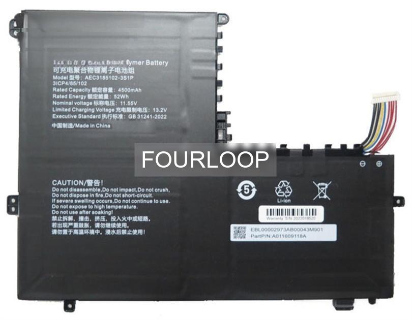 Aec3185102-3s1p 11.55V 52Wh rtdpart  PC  純正  ノートパソコンバッテリー