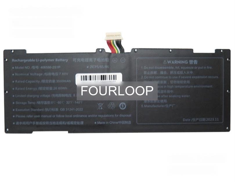 406586 7.6V 26.6Wh rtdpart  PC  純正  ノートパソコンバッテリー