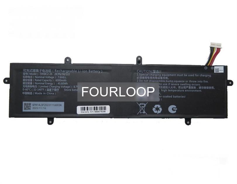 5958c2-2s 7.6V 45.6Wh rtdpart  PC  純正  ノートパソコンバッテリー