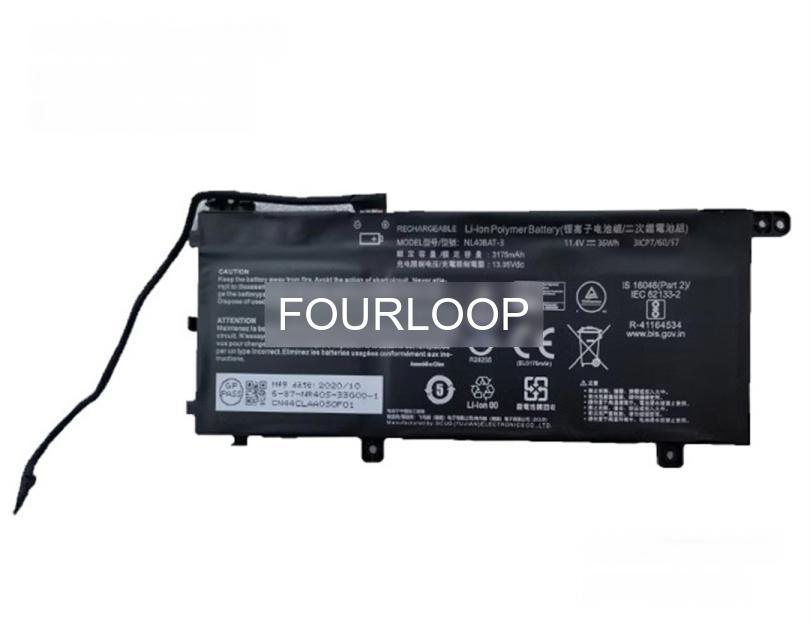Nl40bat-3 11.4V 36Wh clevo  PC  純正  ノートパソコンバッテリー