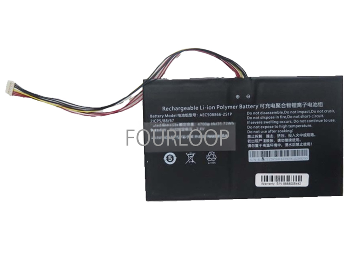Aec508866-2s1p 7.6V 35.72Wh rtdpart  PC  純正  ノートパソコンバッテリー