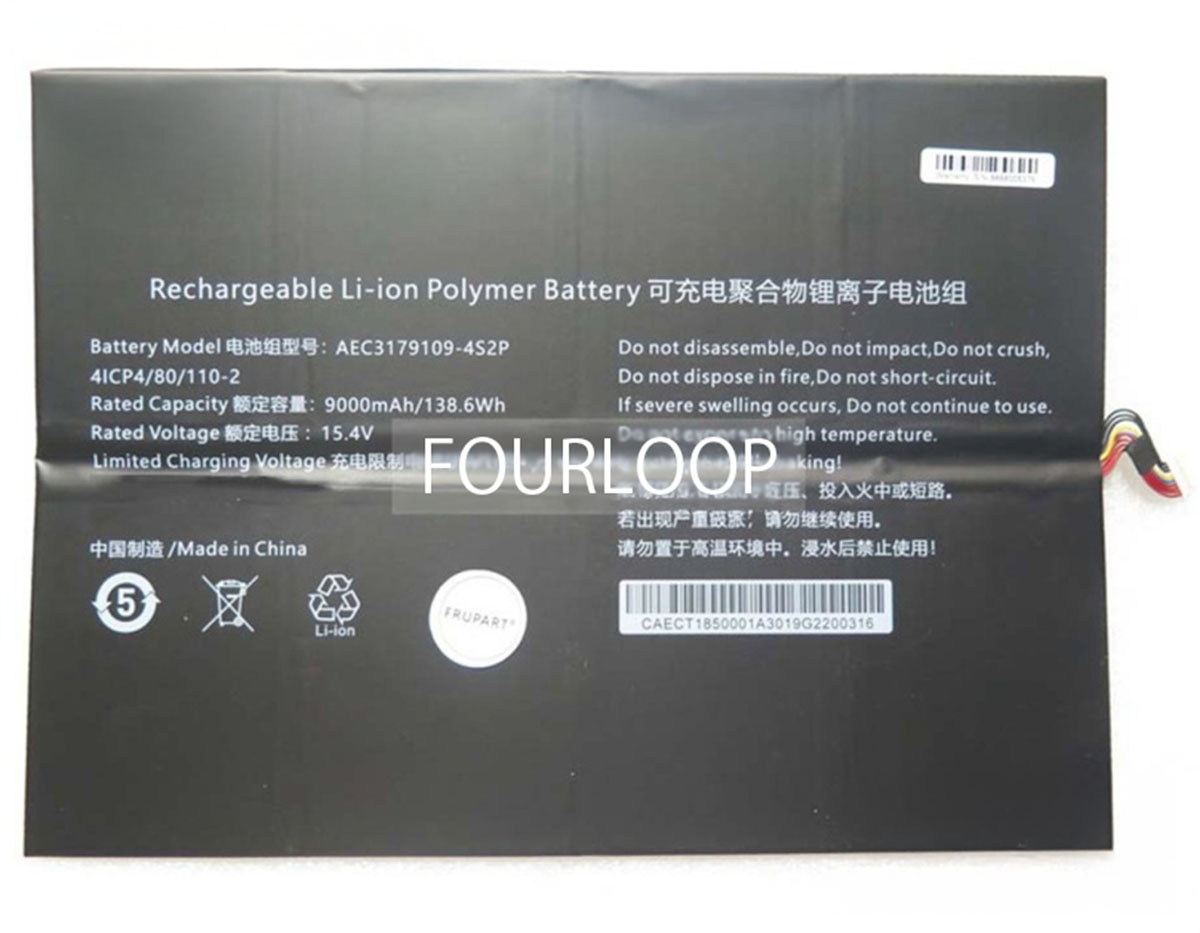 Aec3179109-4s2p 15.4V 138.6Wh rtdpart  PC  純正  ノートパソコンバッテリー