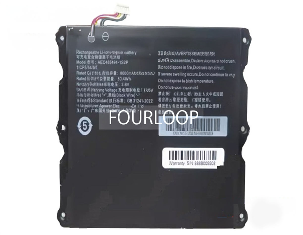 Aec485494-1s2p 3.8V 30.4Wh rtdpart  PC  純正  ノートパソコンバッテリー