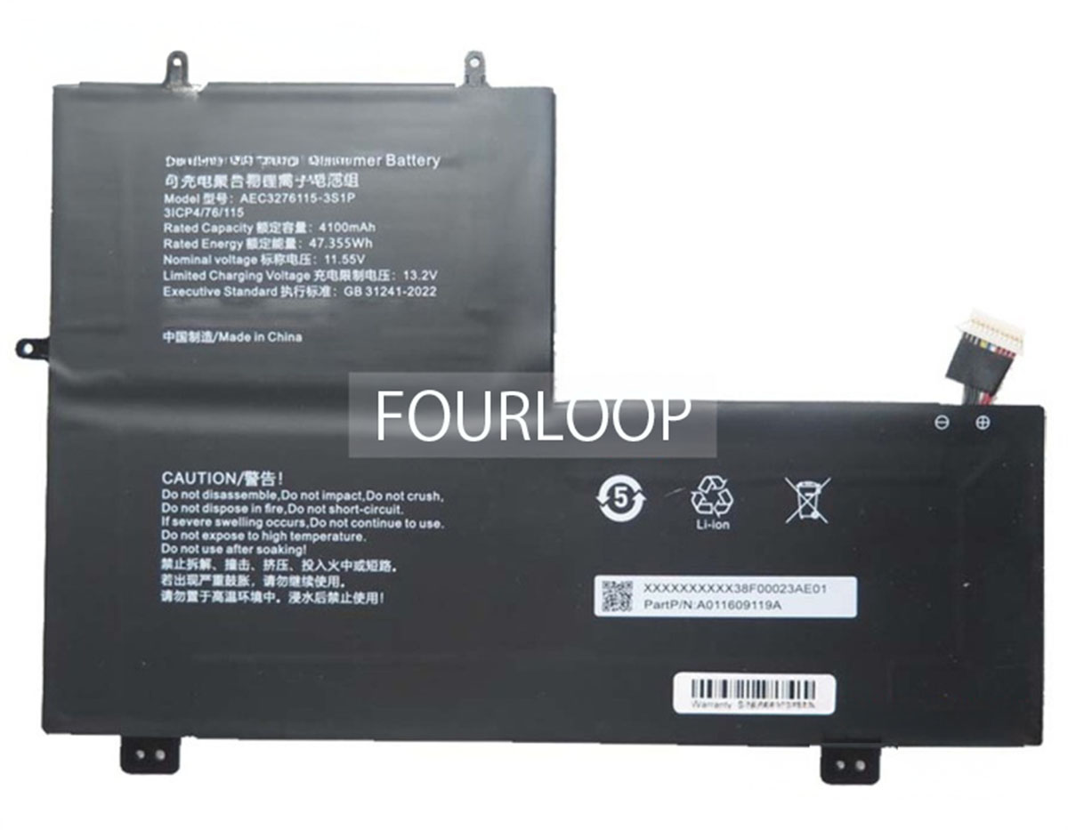 Aec3276115-3s1p 11.55V 47.355Wh rtdpart  PC  純正  ノートパソコンバッテリー